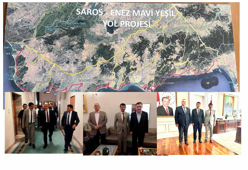 TÜMKİAD İL Başkanı Kurum Ankara’da Saros-Enez Mavi Yeşil Yol projesini tanıttı