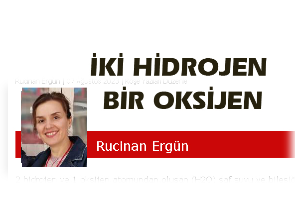 İKİ HİDROJEN BİR OKSİJEN