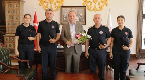 BAŞKAN GÜRKAN İTFAİYE HAFTASI’NI KUTLADI