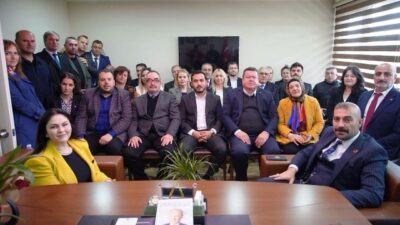 AK PARTİ BELEDİYE BAŞKAN ADAYI İBA’NIN İLK ZİYARETİ MHP EDİRNE İL BAŞKANLIĞI OLDU