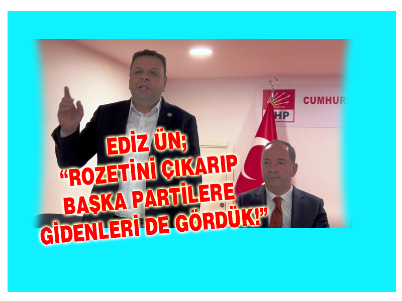 CHP Edirne Milletvekili Ediz