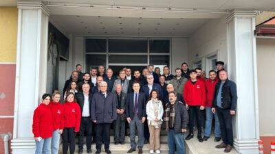 CHP BELEDİYE BAŞKAN ADAYI CİRAVOĞLU’NA SANAYİ SİTESİ ESNAFINDAN  TAM DESTEK