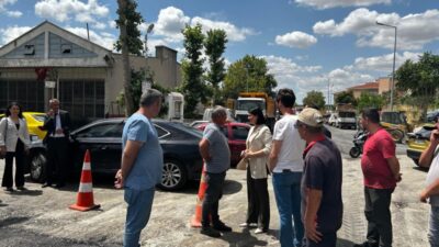 SANAYİ SİTESİNDE ASFALTLAMA ÇALIŞMASI BÜYÜK TAKDİR TOPLADI