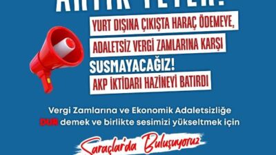 CHP’DEN “ARTIK YETER” BULUŞMASI