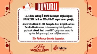 KAPATILAN YOL, TRAFİĞE AÇILDI