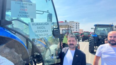 CHP’li Yazgan, Keşan’daki çiftçi eyleminde iktidara seslendi: ‘Tarım Yasası’nı uygulayın’ ‘Yüzde 1’i çiftçiye verin’