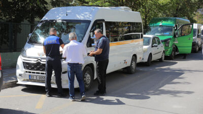 OKUL SERVİSLERİ DENETLENİYOR