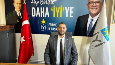 İYİ PARTİ EDİRNE TEK YÜREK: 4. OLAĞAN KONGRE 2 KASIM’DA GERÇEKLEŞİYOR İYİ Parti Edirne İl Başkanı
