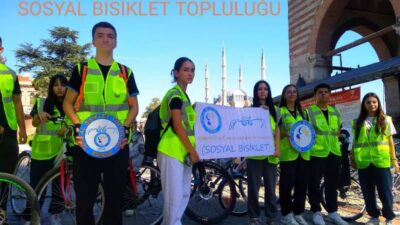 Sosyal Bilimler Lisesi  Bisiklet Topluluğundan Anlamlı Etkinlik