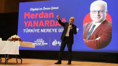 ÜNLÜ TELEVİZYONCU VE YAZAR MERDAN YANARDAĞ EDİRNE’DE YOĞUN İLGİYLE KARŞILANDI