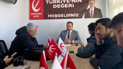 Çalışkan; “Yeniden Refah Partimizi ve ülkemizi layık olduğu yere hep birlikte taşıyacağız.”