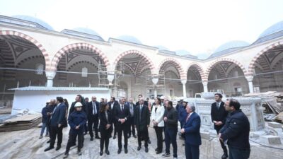 Bakan Uraloğlu Selimiye Camii Restorasyon Çalışmalarını İnceledi