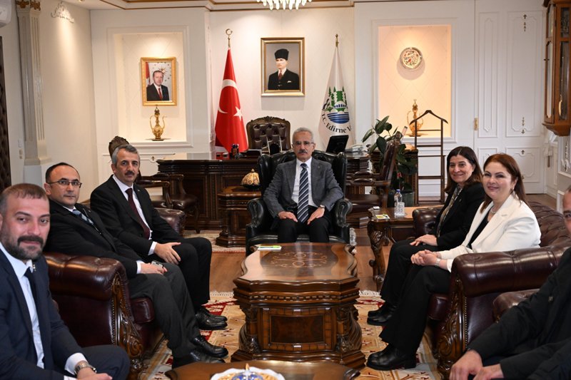 Bakan Uraloğlu’dan Edirne Valisi Sezer’e Ziyaret