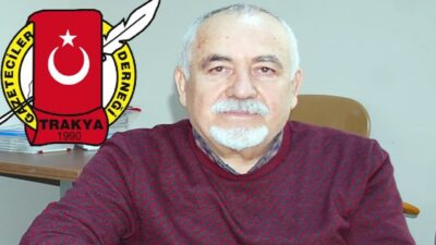 Trakya Gazeteciler Derneği Yönetim Kurulu adına Başkan Orhan Doğan, gazeteci-yazar