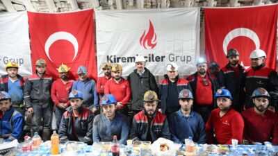 Yerin metrelerce altında iftar