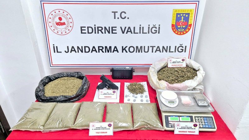 Edirne’de Uyuşturucu Operasyonu: 6