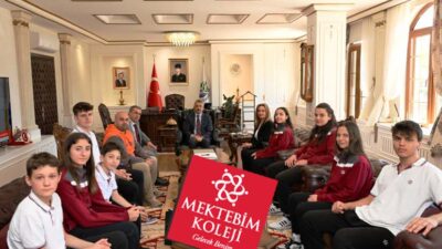 MEKTEBİM KOLEJİ BASKETBOL TAKIMINDAN VALİ SEZER’E ZİYARET: “SPORDA VE EĞİTİMDE BAŞARI GELENEĞİMİZ SÜRÜYOR”