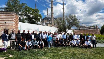 BATMANLI MUHTARLAR, EDİRNE’DE MUHTAR PİDESİ YEDİ