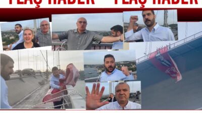 CHP’li Vekillerden Boğaziçi Köprüsü’nde İmamoğlu Protestosu
