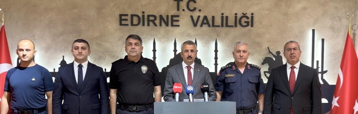 Edirne Valisi Yunus Sezer başkanlığında