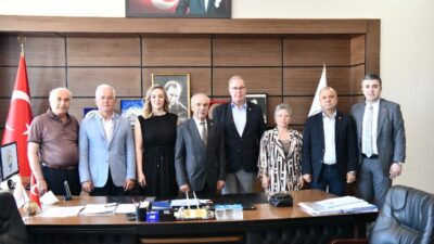 CHP Heyeti, Keşan Belediye Başkanı Mehmet Özcan’ı Ziyaret Etti