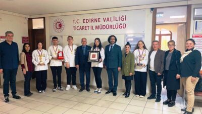 Dr. Sadık Ahmet Turizm Mesleki   ve Teknik Anadolu Lisesi öğrencilerinden Büyük Başarı 38.Ahilik Haftası etkinlikleri kapsamında Edirne’den