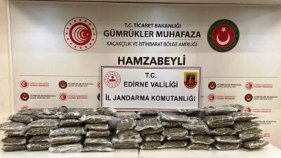 HAMZABEYLİ’DE DEV UYUŞTURUCU OPERASYONU: 105 KİLOGRAM ESRAR ELE GEÇİRİLDİ, 4 ŞÜPHELİ TUTUKLANDI