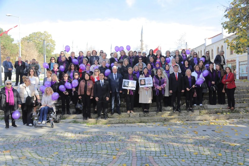 25 KASIM MÜCADELESİ: EDİRNE’DE KADINA YÖNELİK ŞİDDETE KARŞI BİRLİK VURGUSU