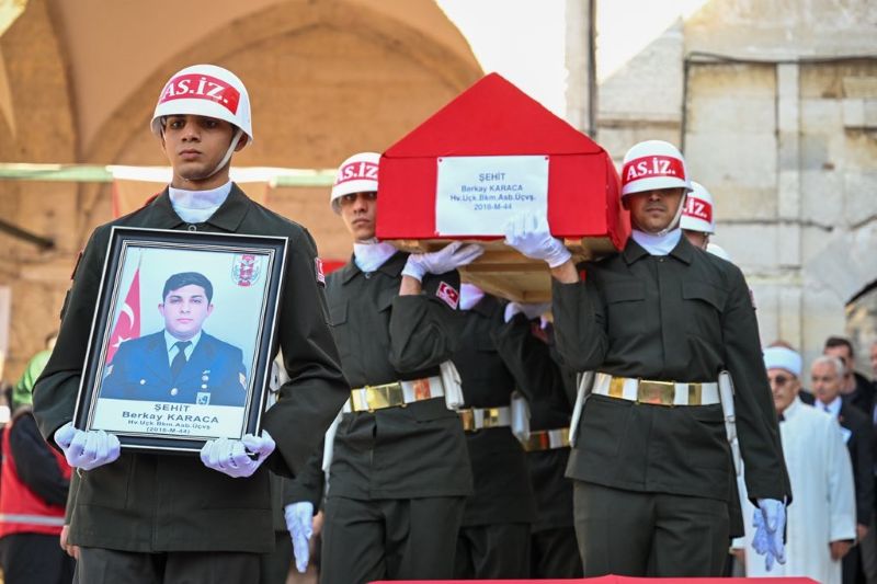 Şehit Astsubay Berkay Karaca Dualarla Uğurlandı
