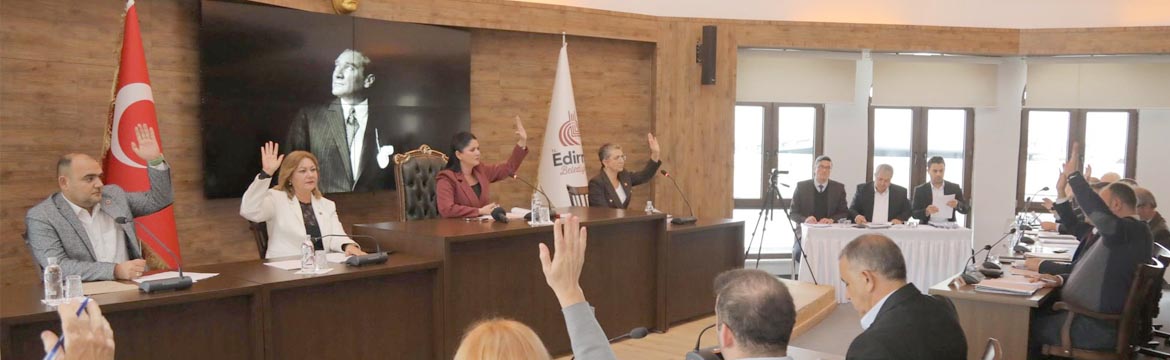 Edirne Belediye Meclisi Kasım Ayı
