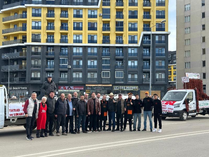 EDİRNE TATLICI BÜFECİ KEBAP VE LOKANTACILAR ESNAF ODASI, KURTULUŞ COŞKUSUNU GELENEKSEL İKRAMLARLA YAŞATTI