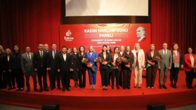 BAŞKAN FİLİZ GENCAN: “CUMHURİYET BİR KADIN DEVRİMİ, EDİRNE BU DEVRİMİ GERÇEKLEŞTİREN BİR ŞEHİRDİR”