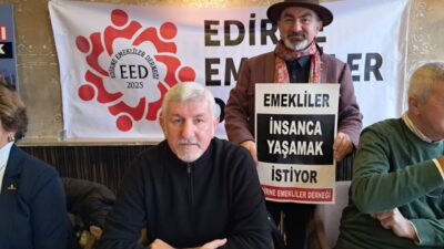 Edirne Emekliler Derneği Yönetimi, 10 Ocak Çalışan Gazeteciler Günü dolayısıyla