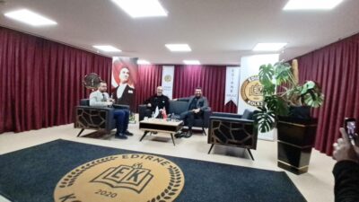 Erbakan Malkoç, Özel Edirne Koleji’nin Kariyer Günleri’nde Öğrencilerle Buluştu