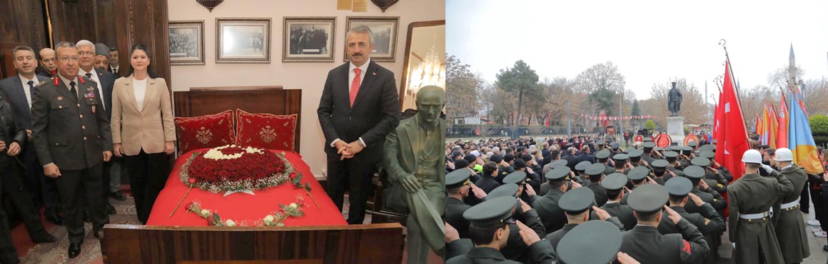 Kutlamalar, İnönü İlkokulu önünden Atatürk