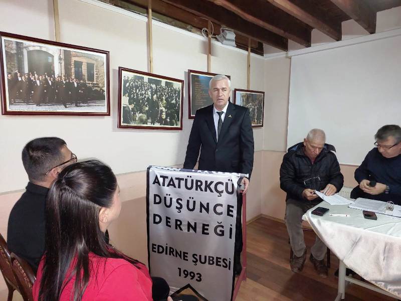 Atatürkçü Düşünce Derneği (ADD) Edirne Şubesi’nin 16. Olağan Genel Kurulu,