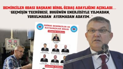 “GEÇMİŞİN TECRÜBESİ, BUGÜNÜN ENERJİSİYLE YILMADAN, YORULMADAN AYIRMADAN…. ADAYIM..” 14 Şubat