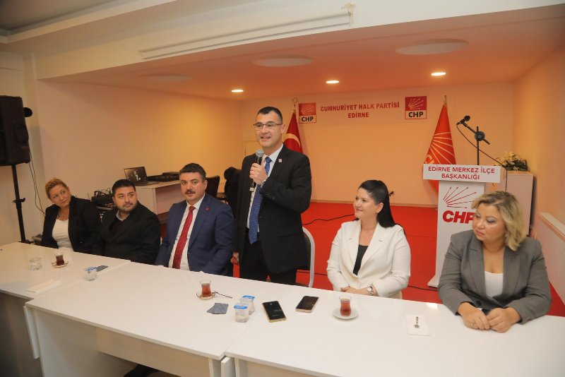 10 Ocak Çalışan Gazeteciler Günü dolayısıyla CHP Edirne Merkez İlçe