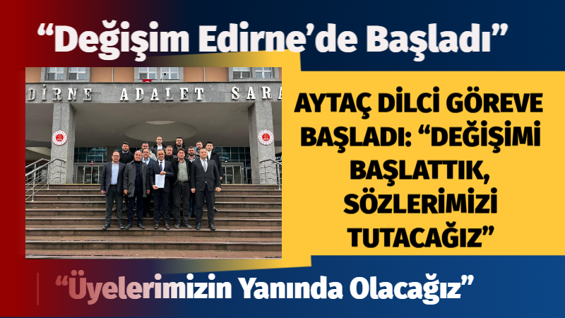 Edirne Şoförler ve Otomobilciler Odası’nın Olağan Genel Kurulu’nda başkanlığa seçilen,