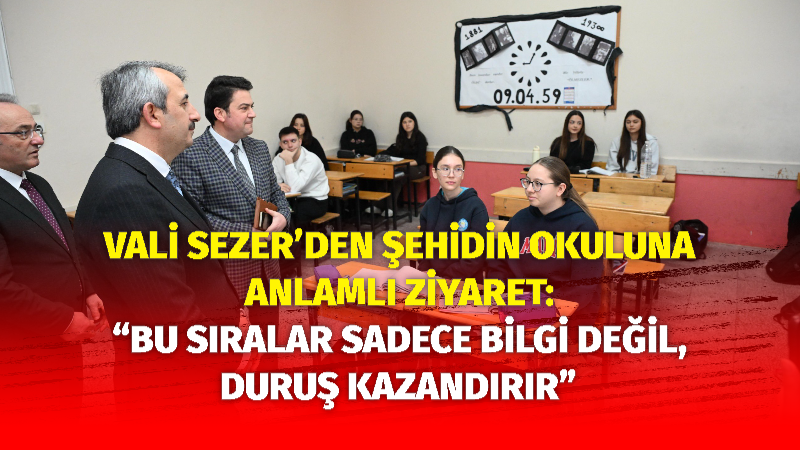 “BU SIRALAR SADECE BİLGİ DEĞİL, DURUŞ KAZANDIRIR”* Edirne Valisi Yunus