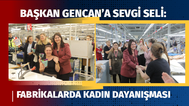 ÜRETİMİN MERKEZİNDE ÇİÇEKLERLE KARŞILANDI Edirne Belediye Başkanı Filiz Gencan, 8