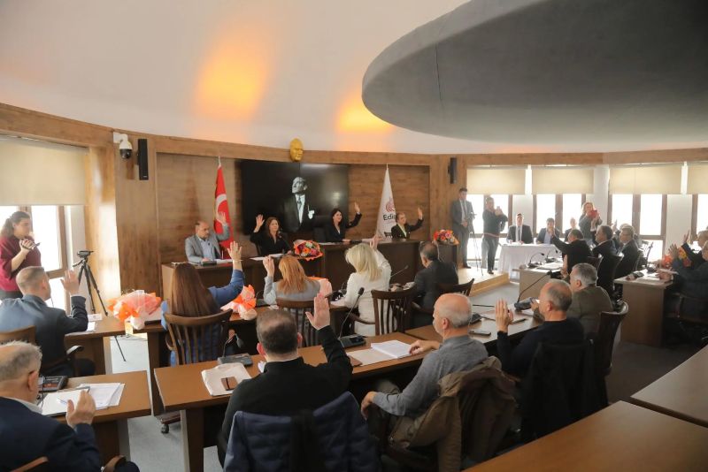 Edirne Belediye Meclisi Mart Ayı Olağan Toplantısı gerçekleştirildi. Toplantıda 15