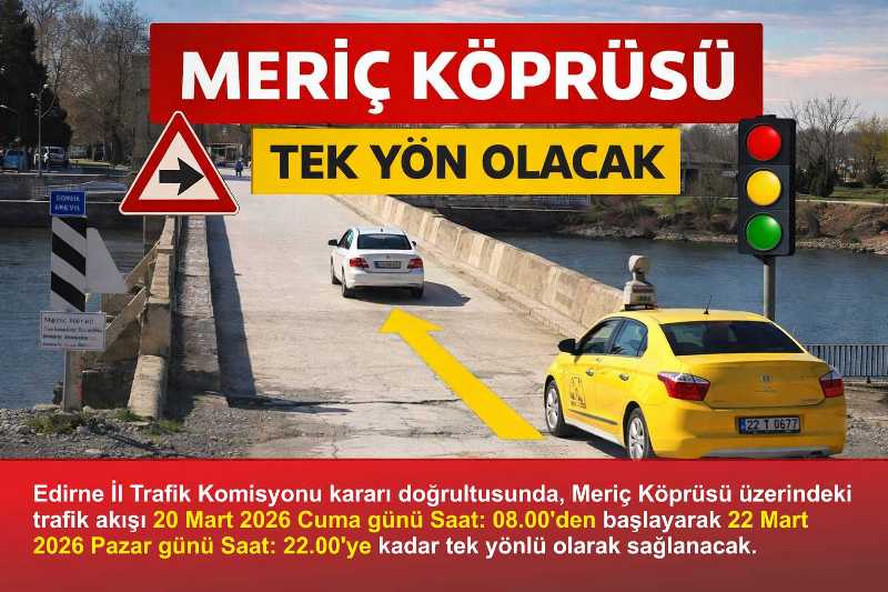 Edirne Valiliği tarafından yapılan açıklamaya göre, Ramazan Bayramı süresince kentte