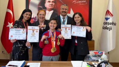 STEM, FISO ve Spirit of Math olimpiyatlarında elde ettiği derecelerle