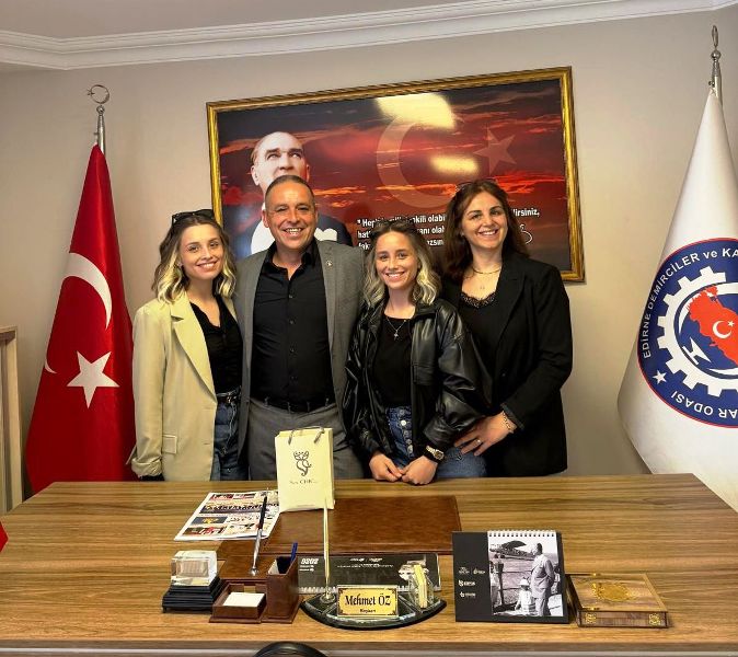 Edirne Demirciler ve Kaynakçılar Esnaf Odası Başkanlığı görevine seçilen Mehmet