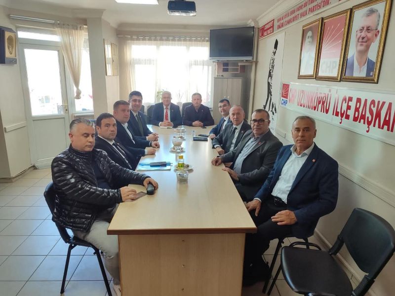 CHP Edirne İl Başkanı Yücel Balkanlı başkanlığında düzenlenen olağan aylık