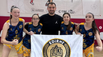 Özel Edirne Koleji Ortaokulu 3×3 Basketbol Yıldız Kız Takımı, Tekirdağ’da
