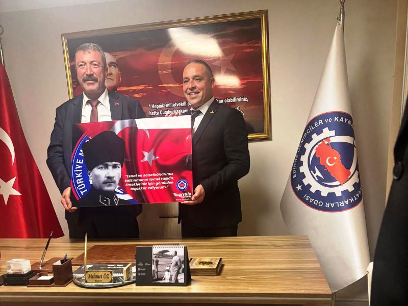 Edirne Esnafına Güç Veren Ziyaret: Federasyon Başkanı Yıldırım’dan Birlik ve