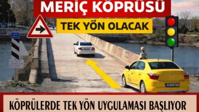 Edirne’de yaz aylarının yaklaşmasıyla birlikte artan trafik yoğunluğuna karşı yeni