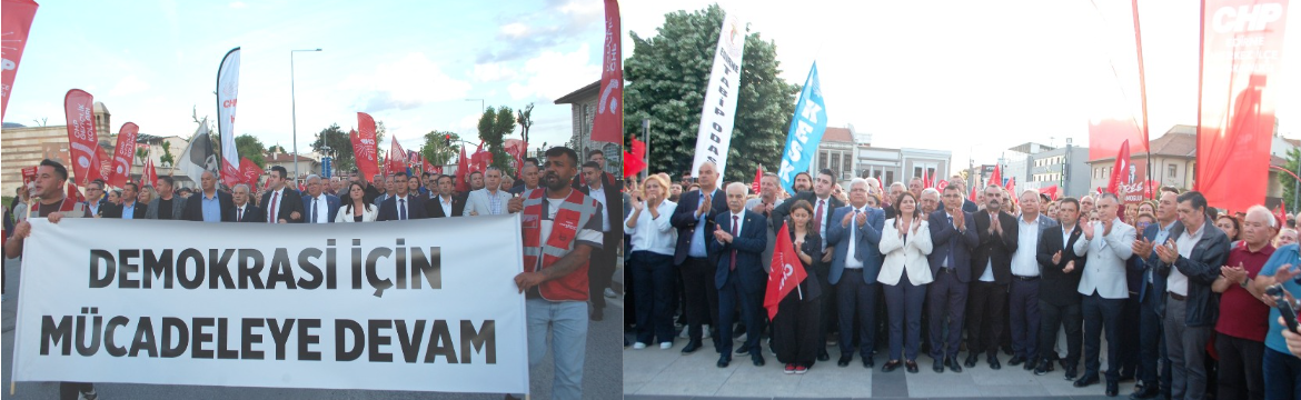 Cumhuriyet Halk Partisi’nin çağrısıyla düzenlenen